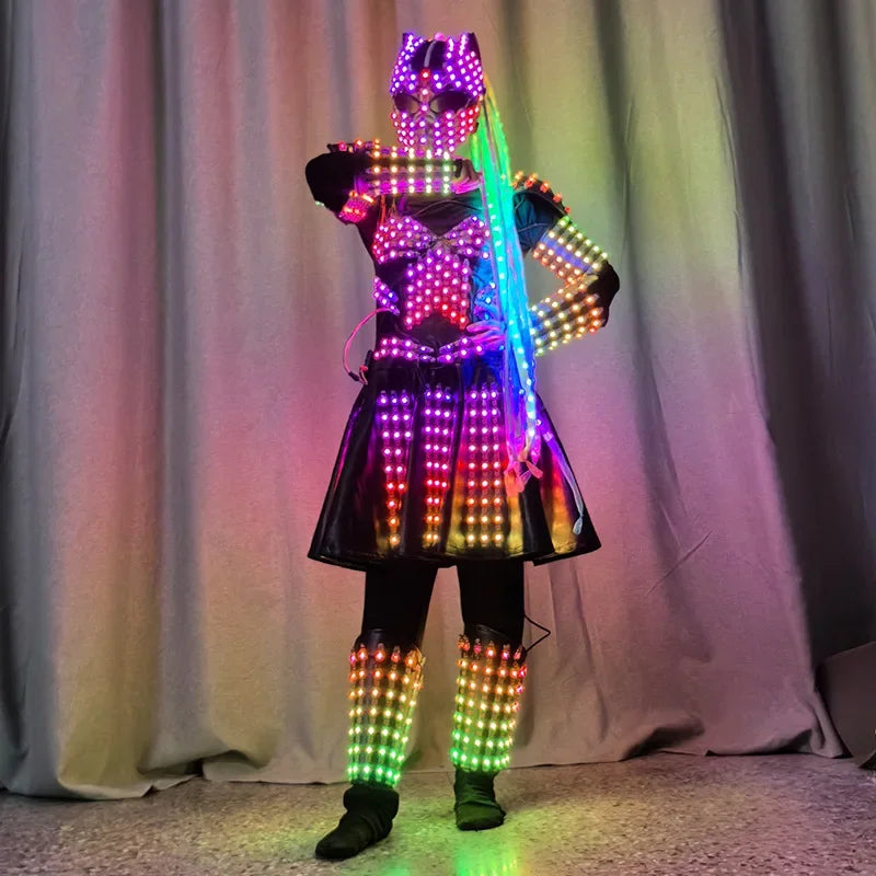 LED Light Up Costume warriors