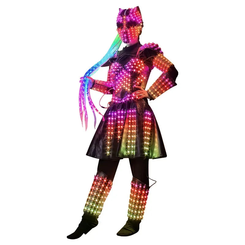 LED Light Up Costume warriors