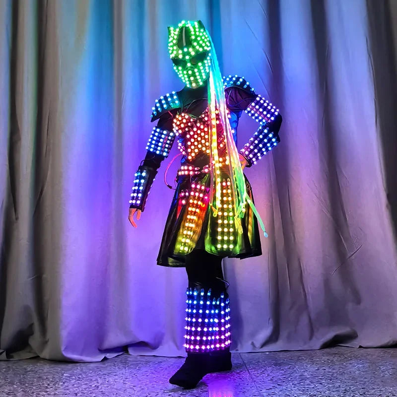LED Light Up Costume warriors